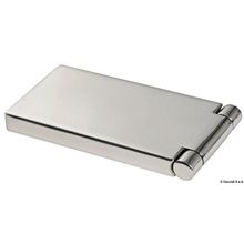 Osculati Built-in hinge mirror-polished AISI316 100x50 mm, 38.925.03