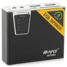 внешний аккумулятор Powerbank Hiper MP5000, 5000 мАч, черный