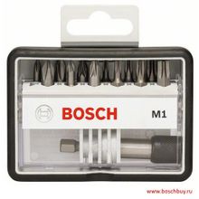 Bosch Набор 12 бит Extra Hart 25 мм Robust Line + держатель (2607002563 , 2.607.002.563)