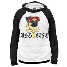 Худи Я-МАЙКА Pug life