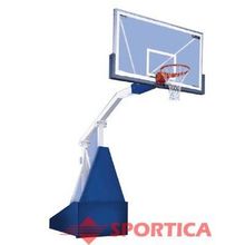 Стойка баскетбольная мобильная складная вынос 1,65м, Sportica