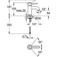 Смеситель Grohe BauClassic для раковины, 23162000