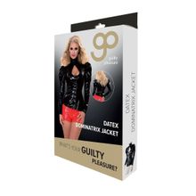 Blush Novelties Жакет из датекса Datex Dominatrix Jacket с вырезом-капелькой на груди и рукавами-фонариками (M   черный)