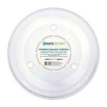 Тарелка - поддон Eurokitchen для микроволновой печи, универсальный, диаметр 285 мм, под коуплер + Чистящее средство для кухни