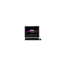 Моноблок MSI AP1622-015 (Intel Celeron 847 1100 MHz 15.6" 1366x768 4096Mb 15.6Gb DVD-RW Wi-Fi  DOS), черный