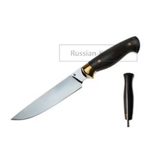 Нож Шквал - цельнометаллический, А.Чебурков (сталь Х12МФ) кап ореха