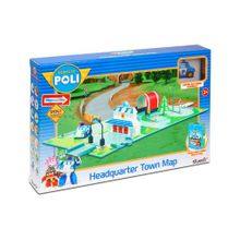 Robocar POLI Набор «Город» Штабквартира ( металлическая машинка Поли в комплекте) 83280