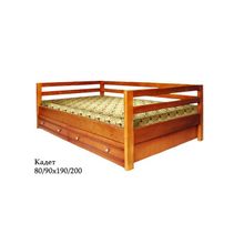 Кровать Кадет (ВМК Шале) (Размер кровати: 80Х190 200, Комплектация: Без ящиков)