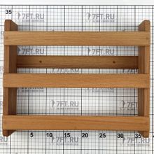 Roca Полка из тика для журналов Roca 625060 380 x 110 x 300 мм