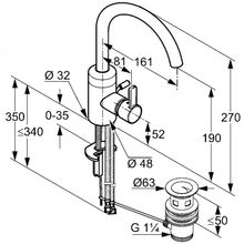 Kludi Zenta 382550575 хром для раковины