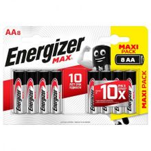 Батарейка AA ENERGIZER MAX LR6 BL-8, 8шт, блистер