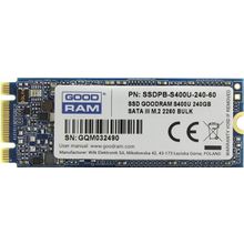 Накопитель SSD 240 Gb M.2 2260 B&M 6Gb   s Goodram S400U    SSDPB-S400U-240-60    TLC
