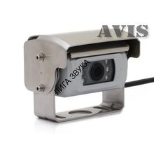 Камера заднего вида CCD с автоматической шторкой, авто подогревом, ИК-подсветкой и встроенным микрофоном AVIS Electronics AVS656CPR