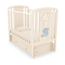 Кроватка Жаклин Мишка на качелях с маятником