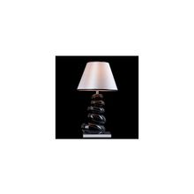 Настольная лампа с абажуром 7163 черная