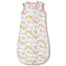SwaddleDesigns zzZipMe Sack 3-6M Flannel Pink Paisley