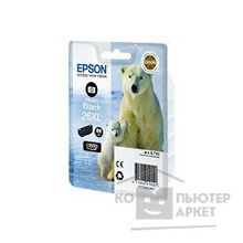 Epson C13T26314010 4012 Картридж 26XL для  Expression Premium XP-600 605 700 черный фото cons ink