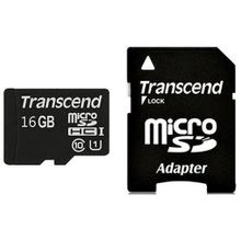 Карта памяти Transcend microSDHC 16GB