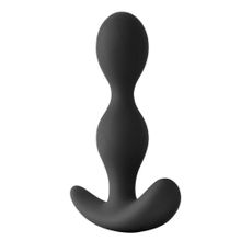 Черная силиконовая анальная пробка-елочка Pillager II - 12,4 см. Черный