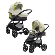 Noordi 2 в 1 Polaris SP графитово-белая с салатовым