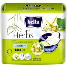 Bella Herbs Comfort Tilia 10 прокладок в пачке