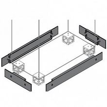 Фланцы цоколя торцевые 100х1200мм² ВхШ (2шт) |  код. ZN1200 |  ABB