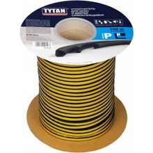 Титан Professional 9 мм*100 м 7.5 мм черный