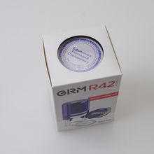 Печать для самозанятого, с микротекстом, на автоматической оснастке GRM R42 Office, чёрный корпус