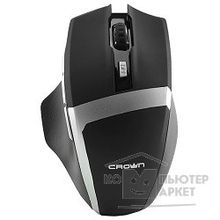 Crown Gaming CMXG-801 Black nano ресивер, 7 кнопок, 1600 DPI , подсветка колёсика, размер 132 81 44мм CM000001350