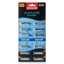 Батарейка AAA Maxell LR03 12BL, Alkaline, 12шт, отрывной блистер