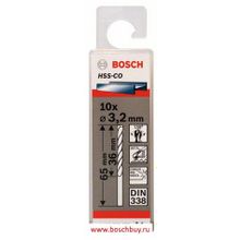 Bosch Набор 10 HSS-Co сверл 3,2 мм DIN 338 (2608585877 , 2.608.585.877)
