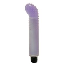 Seven Creations Водонепроницаемый фиолетовый массажер G-точки SLIM JELLY G-SPOT VIBRATOR - 15,2 см.