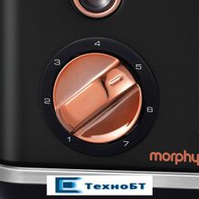 Тостер Morphy Richards Accents Rose Gold Black 222016