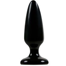 NS Novelties Средняя черная анальная пробка Jelly Rancher Pleasure Plug Medium - 12,7 см. (черный)