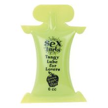 Topco Sales Вкусовой лубрикант с ароматом зеленого яблока Sex Tarts® Lube - 6 мл.