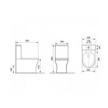 Унитаз напольный Aquanet Rimless Roll-C CL-12249B с сиденьем микролифт