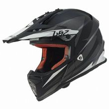 LS2 (Испания) Шлем LS2 MX437 FAST RACE серый матовый