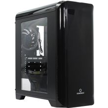 Корпус Miditower GameMax    H602-BK Blue LED    MicroATX Без БП