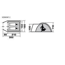 Trek Planet Палатка Trek Planet Vermont 2 (70107)