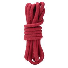 Красная хлопковая веревка для связывания - 3 м. Красный