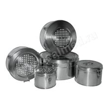 Коробка стерилизационная круглая с фильтрами КФ-9, Россия