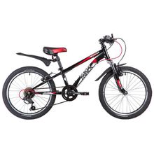 20" NOVATRACK Pointer 2019 (6ск, стал, аморт.вилка, Vbr, TS38 - TY21 Трещотка 6ск)(20SH6V.POINTER.BK9, 134088)