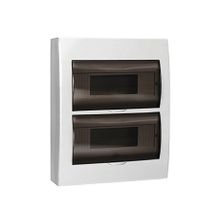 Корпус навесной модульный ЩРН-П-24 тонированная дверь IP41 2 ряд, 24 модуля, 327 х 270 х 102 (ВхШхГ) |  код. MKP12-N-24-40-10 |  IEK