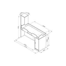 Формула мебели Дельта-18.03 Кровать-чердак верхняя