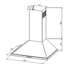 Zigmund & Shtain Вытяжка Zigmund-Shtain K 127.61 B