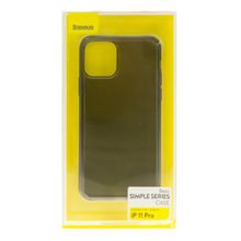 Силиконовый чехол Baseus для Iphone 11Pro, Basic Simple Series, ARAPIPH58S-01, черный