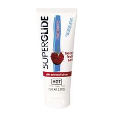 Съедобный лубрикант на водной основе с ароматом малины HOT 75мл