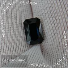 Тёмно-синий турмалин индиголит из Афганистана огранки октагон 8,64x5,61мм 2,2 карата