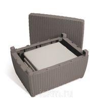 Набор садовой мебели CORONA SET WITH CUSHION BOX