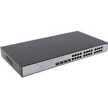 Коммутатор  MultiCo  EW-70244   Gigabit E-net Switch 24-port (24UTP, 10 100 1000Mbps,  4-port  combo  SFP)